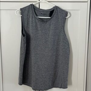 Athleta Heather Gray Sleeveless Muscle Tank